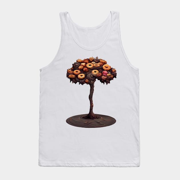 Donut Tree #3 by dozydonut Tank Top by dozydonut